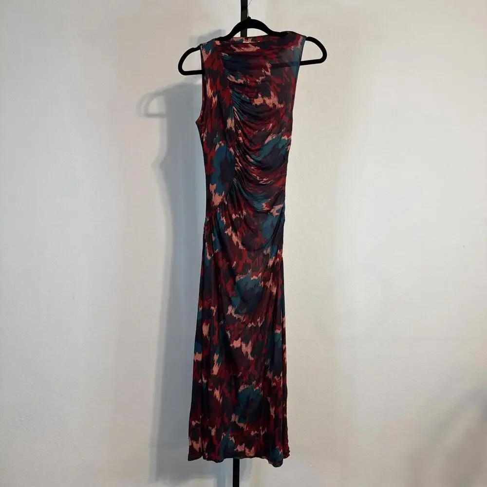 Ulla Johnson Printed Sleeveless Livia Dress w/ Side Ruching (Sz: P or 00/0) $520 - Picture 2 of 14